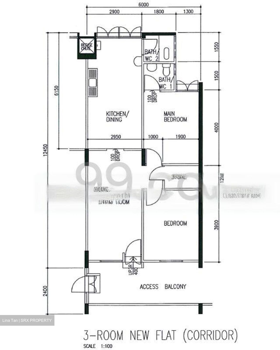 Blk 329 Clementi Avenue 2 (Clementi), HDB 3 Rooms #480024631